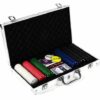 Poker set 300 ks žetonů s příslušenstvím