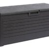 FLORIDA zahradní plastový úložný box 550 L, grafit