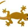 Samolepící dekorace Gecko – žlutá