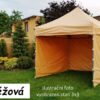 TRADGARD Zahradní párty stan PROFI STEEL 3 x 6 m, béžový