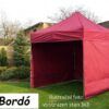 TRADGARD Zahradní párty stan PROFI STEEL 3 x 6 m, bordo