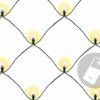 Vánoční LED světelná síť 1,5 x 1,5 m, 100 diod, teple bílá
