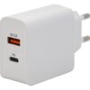 Zástrčka QUICK CHARGE 3.0 230V USB-A / USB-C 18W