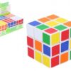 Kostka hlavolam 3x3x3 plast ve fólii 6x6x6cm