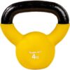 MOVIT Kettlebell činka, žlutá, 4 kg