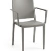 Židle MOSK ARMCHAIR, 82 x 57 x 56 cm, šedá