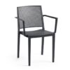 Křeslo GRID ARMCHAIR, 81 x 57 x 56 cm, antracit