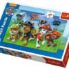 Puzzle Paw Patrol Připraveni do akce 33x22cm 60 dílků v krabici 21x14x4cm