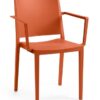 Židle MOSK ARMCHAIR, 82 x 57 x 56 cm, cihlová