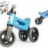 Odrážedlo modré FUNNY WHEELS 2v1 výška sedadla nastavitelná 28/31cm nosnost 50kg 18m+ v krabici