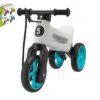 Odrážedlo FUNNY WHEELS Rider SuperSport bílé/tyrkys 2v1+popruh,výš.sedla28/30cm nos.25kg 18m+v krab.