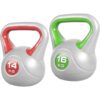 Gorilla Sports Kettlebell set, plast, 14 kg, 16 kg