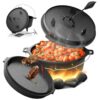 Broil-master® Litinový kotlík s nožičkami, 13 L