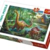 Puzzle Dinosauři 33x22cm 60 dílků v krabici 21x14x4cm