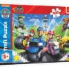 Puzzle Tlapková patrola na motorkách/Paw patrol 100 dílků 41×27,5cm v krabici 29x19x4cm