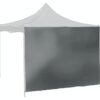 Bočnice pro párty stan 2x3m 210D šedá WATERPROOF