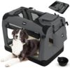 Leopet Přepravní box pro psy XL, 81,3 x 58 x 58 cm, antracit