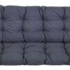 Poduška na lavici PREMIUM 160 x 45 cm, tmavě šedá