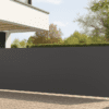 Výsuvná boční zástěna, 180 x 500 cm, antracit
