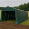 Zahradní a hospodářský stan 3,3×6 m, zelený, PVC 550 g/m²