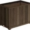 Květináč DECO RECTANGLE TALL WALNUT