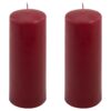 Vínová parafínová svíčka 20 cm, 80 h hoření, sada 2 ks