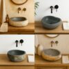 Umyvadlo z říčního kamene Lavabo, originál, malé 25 – 45 cm