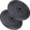 ScSPORTS Sada litinových kotoučů 30 kg, 2×15 kg