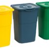 Set 3 odpadkových košů ECO na tříděný odpad 3 x 50 L