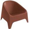 MATERA plastové křeslo, terracotta