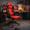 Herní kancelářská židle VECTOR černo-červená