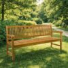 Zahradní lavice teak 180cm 3místná, prémiové natur provedení