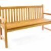 Zahradní dřevěná lavice DIVERO, 150 cm