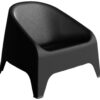 MATERA plastové křeslo, grafit