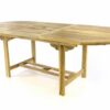 Zahradní oválný stůl DIVERO, roztahovatelný, 170/230 cm