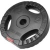 Gorilla Sports kotouč 5 kg s úchopy, plast/cement, 30 mm