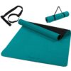 Fitness jóga podložka 190 × 100 x 0,6 cm petrolejová