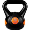 MOVIT Kettlebell činka – 8 kg, černá/oranžová