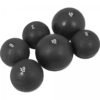 Gorilla Sports Sada slamball medicinbalů, černá, 6 ks, 60 kg