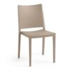 Židle MOSK, 82 x 46 x 56 cm, taupe