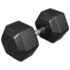 Gorilla Sports Šestihranná pogumovaná činka, 40 kg