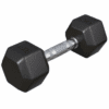 Gorilla Sports Šestihranná pogumovaná činka, 4 kg
