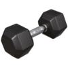 Gorilla Sports Šestihranná pogumovaná činka, 10 kg