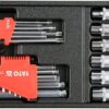 Vložka do zásuvky – sada imbus, torx, bity 31ks