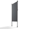 Svislá markýza na balkon 100 x 228-316 cm, UV ochrana, šedá