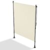 Svislá markýza na balkon 150×228-316 cm, UV ochrana, béžová
