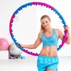 Masážní hula hoop obruč 103 cm s magnety