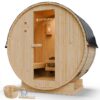 Zahradní sudová sauna pro 2 osoby s kamny 3,6 kW