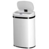 Automatický bezdotykový odpadkový koš 50 l – bílý
