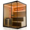 Domácí sauna pro 3 osoby 150 x 140 x 200 cm, černá